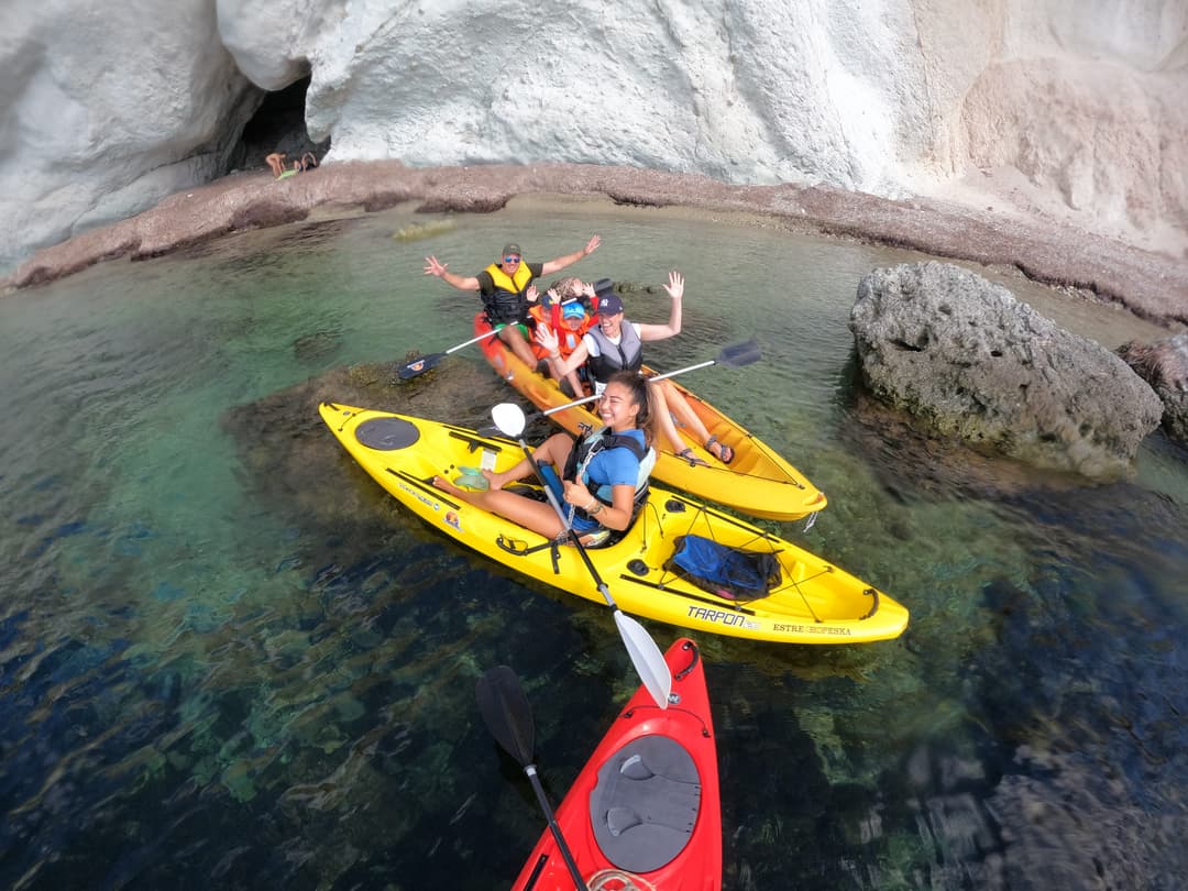 Ruta en Kayak Familiar 2h + Snorkel + Fotos